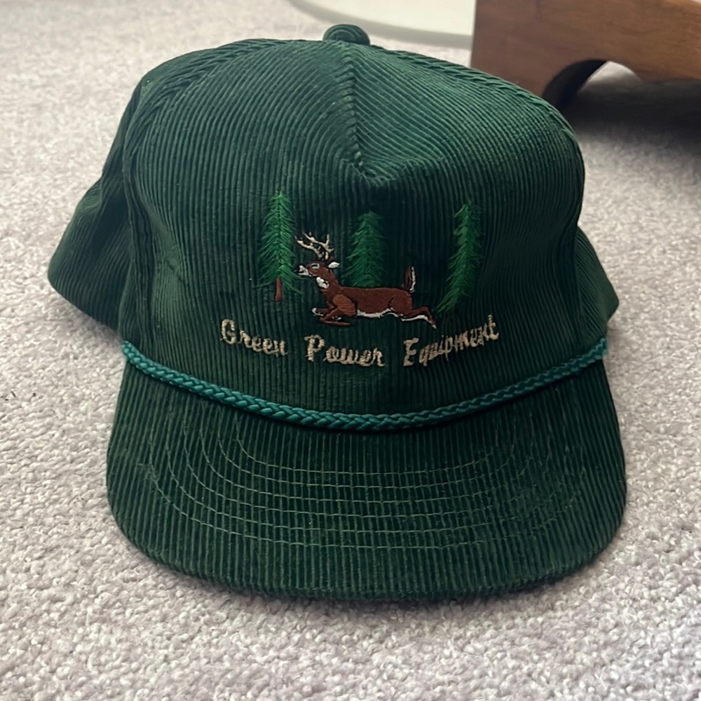 Green Corduroy Hat